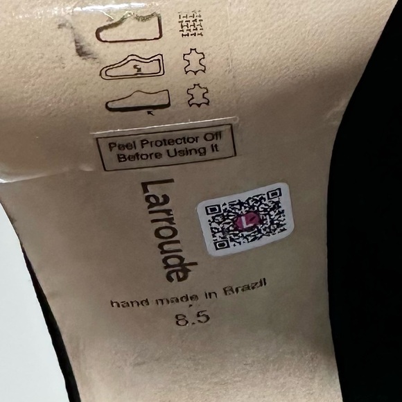 🌹LARROUDE🌹 Dolly Stretch Boot In Black Size: 8.5 - Picture 7 of 8